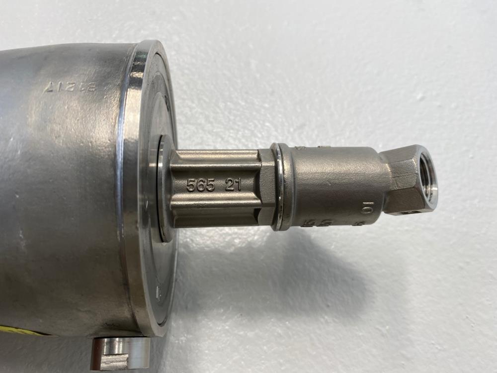 M & M 1/2" NPT Piston Actuated 316SS Shut-Off Valve RPN205GTW0L